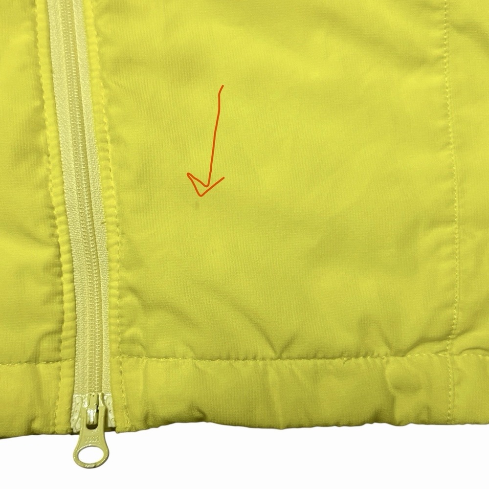 The North Face Flight Series Jacket Men's Yellow Full Zip Windbreaker Large Vent - Picture 13 of 14